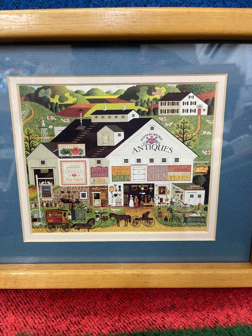 ina’s Country Creations アンティーク額装アート