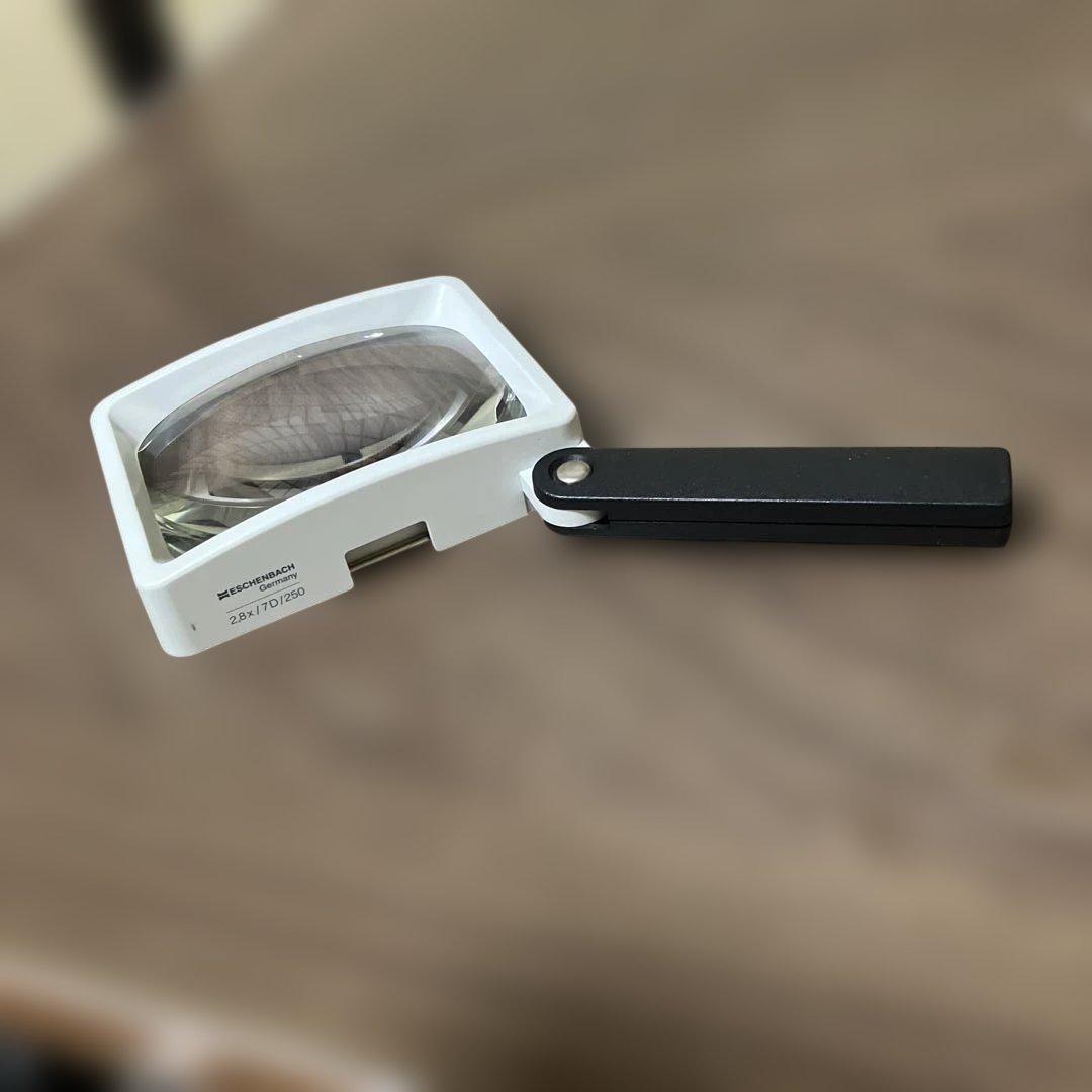 ドイツ製 エッシェンバッハ ハンドスタンドルーペ 2.8倍 2032 ・ケース付