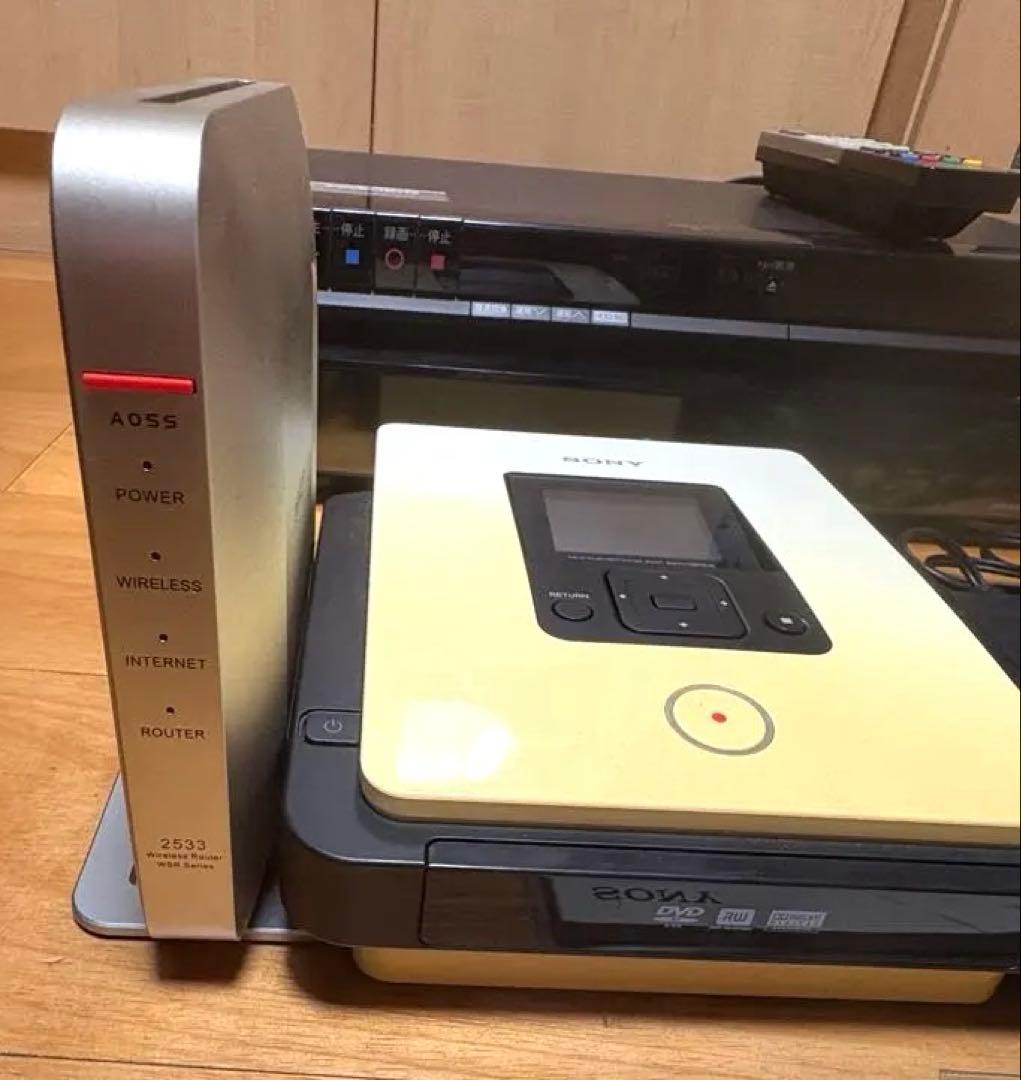 【ジャンク品】Blu-rayプレイヤー DVDライター　ハードディスク