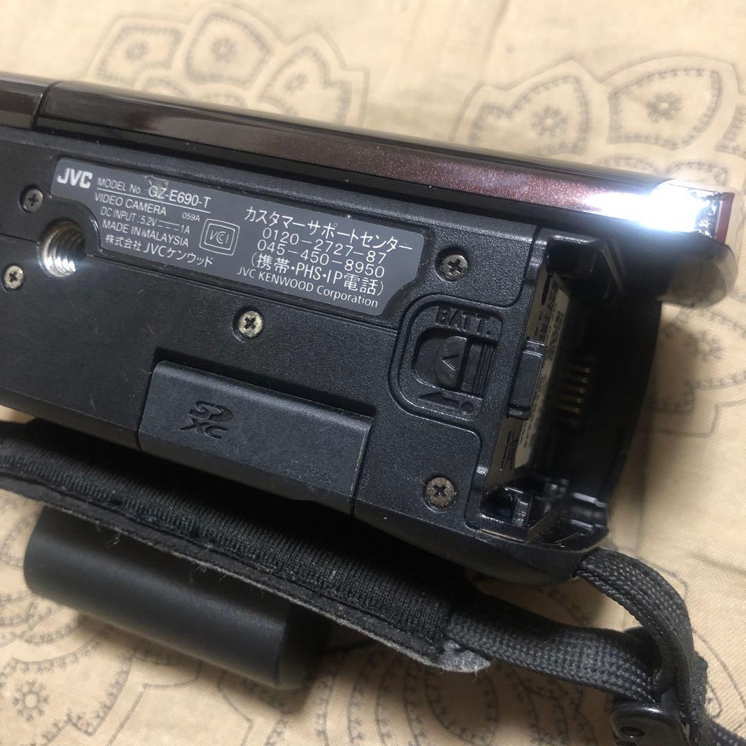 JVC Everio GZ-E690 バッテリー3個付 ビデオカメラ