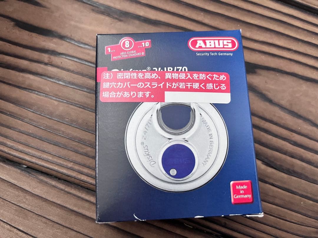 ABUS Diskus 24IB70 南京錠 6個セット