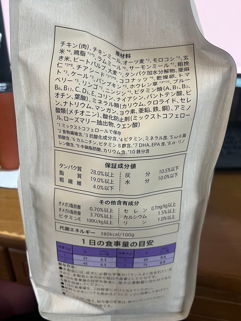 Nutro Supremo ドッグフード 4kg　おまけつき