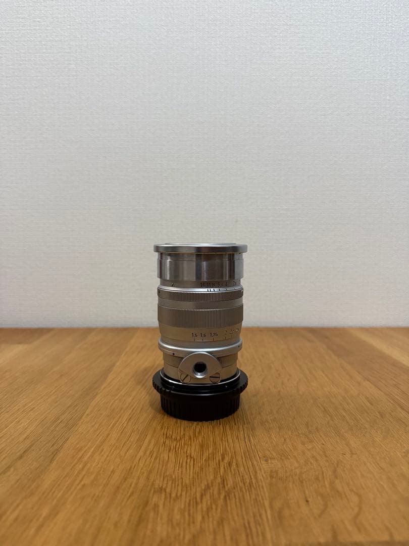 超希少　Leica ズマレックス L85mm F1.5 クローム フード付