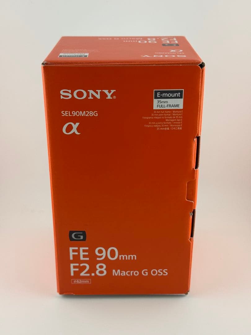 SONY FE 90mm F2.8 Macro G OSS（SEL90M28G）