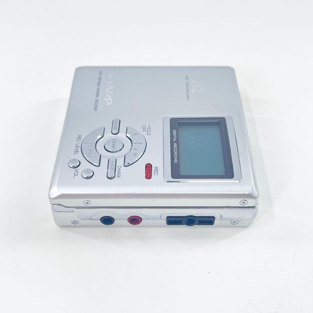 SHARP MDポータブルレコーダー MD-DR7-S 再生録音OK