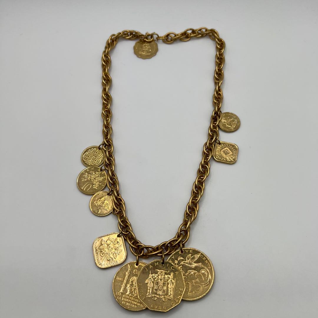Vintage FRANKLIN MINT Coin Necklaceネックレス