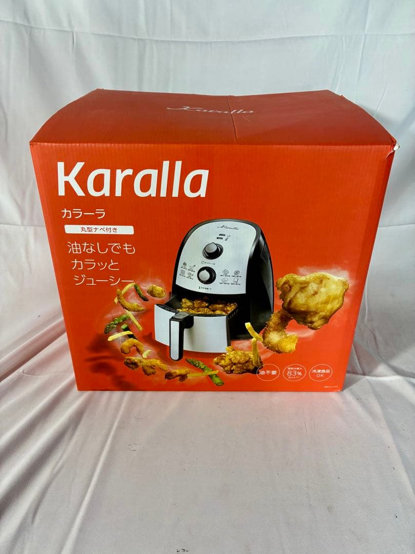 ③ M54【新品未使用品】Karalla ノンフライヤー ブラック/ホワイト