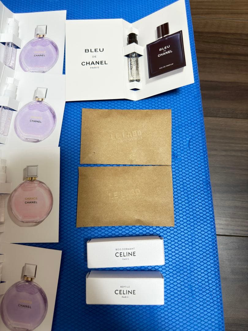 香水サンプル 試香カード 大量まとめ CHANEL・CELINE 新品