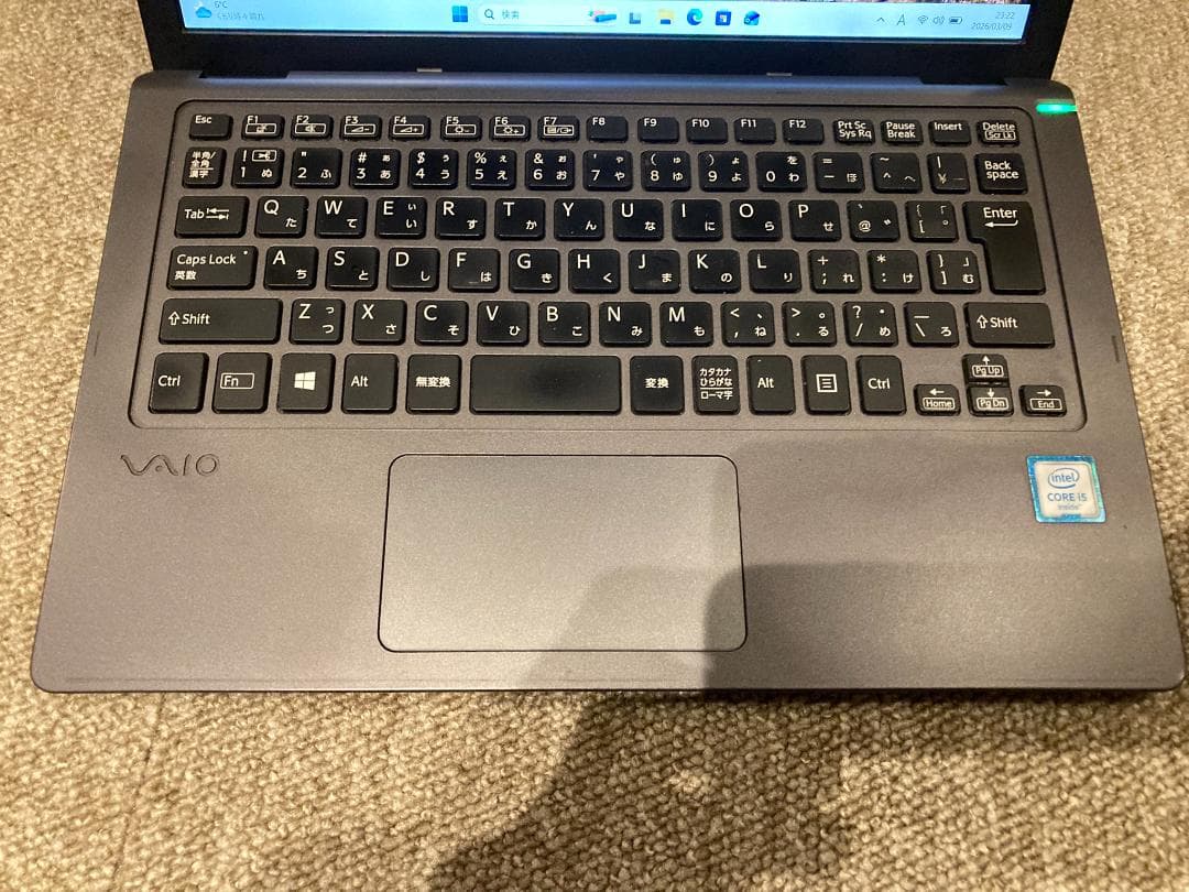 VAIO軽量ノートi5 windows11 Office2021<36>