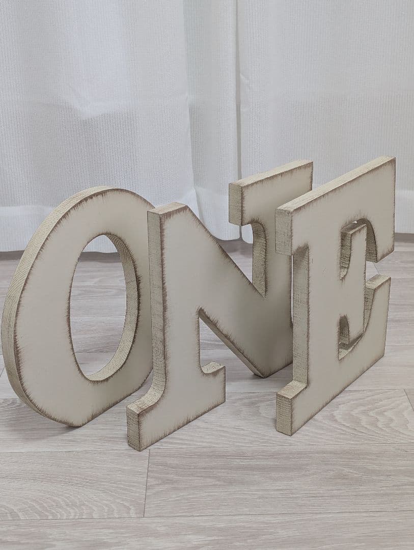 木製フォトプロップス ONE　ホワイト
