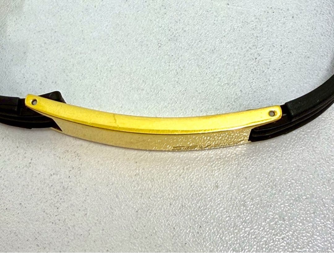 SEVラインブレスレット2G(中古品、ブラック、sサイズ)