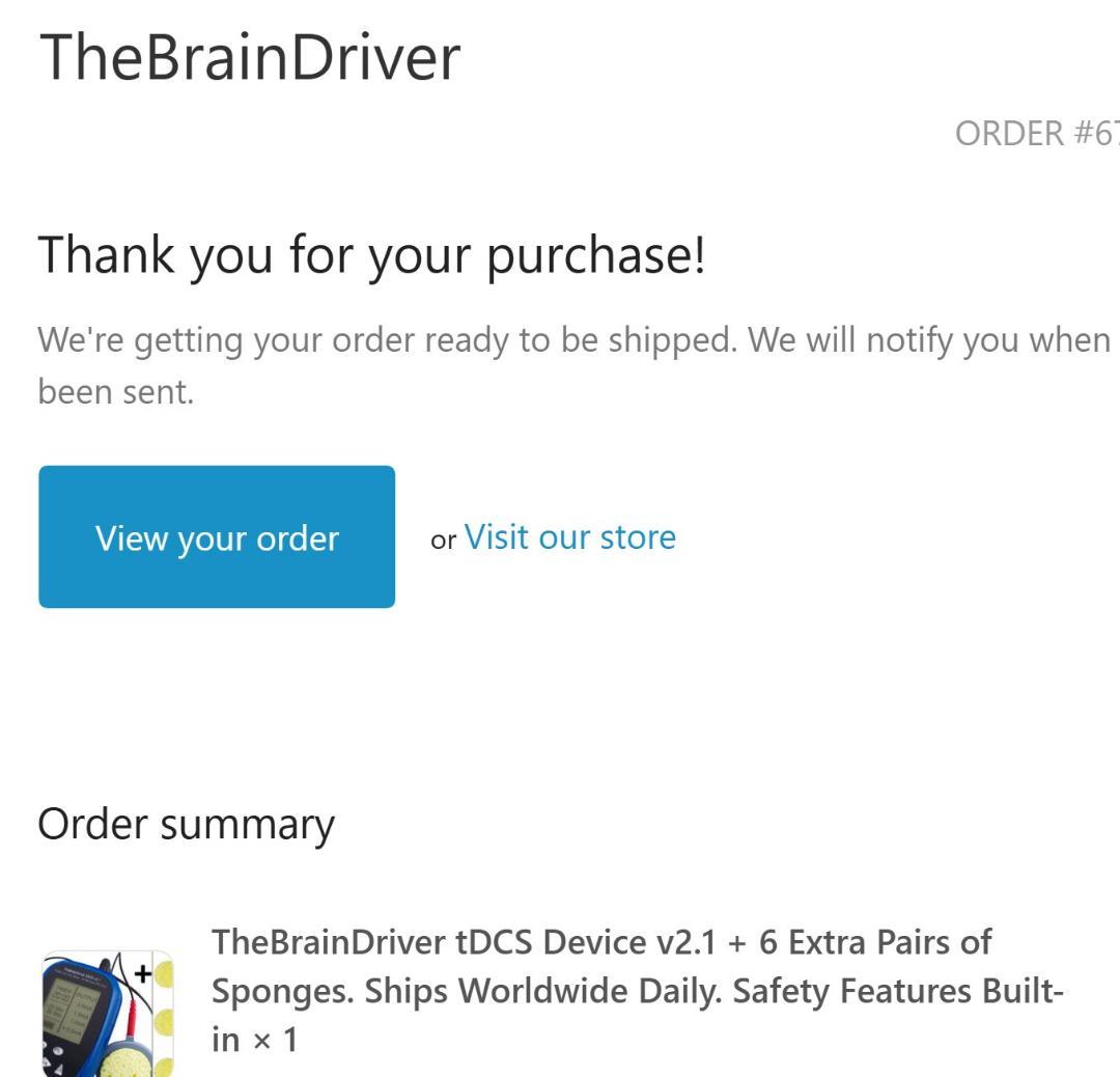 TheBrainD tDCS v2.1 正規品 脳トレデバイス