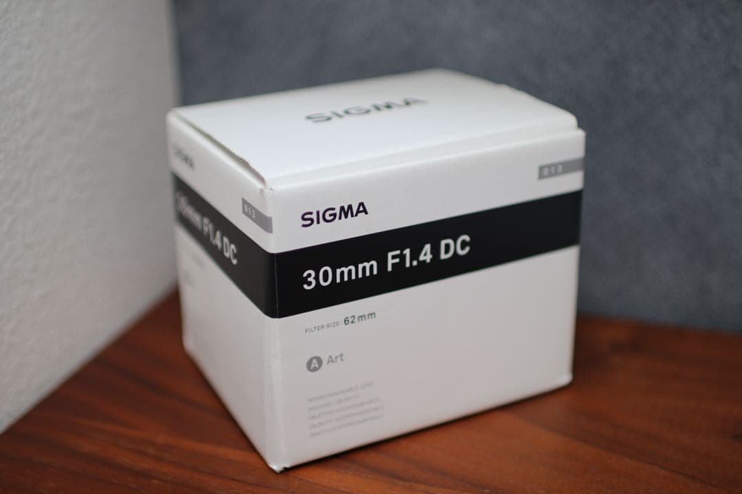 SIGMA 30mm F1.4 DC HSMキヤノンEFマウント 保護フィルタ付