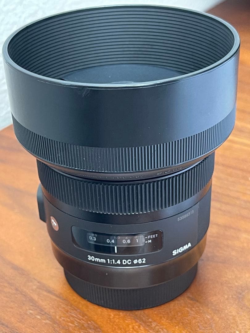 SIGMA 30mm F1.4 DC HSMキヤノンEFマウント 保護フィルタ付