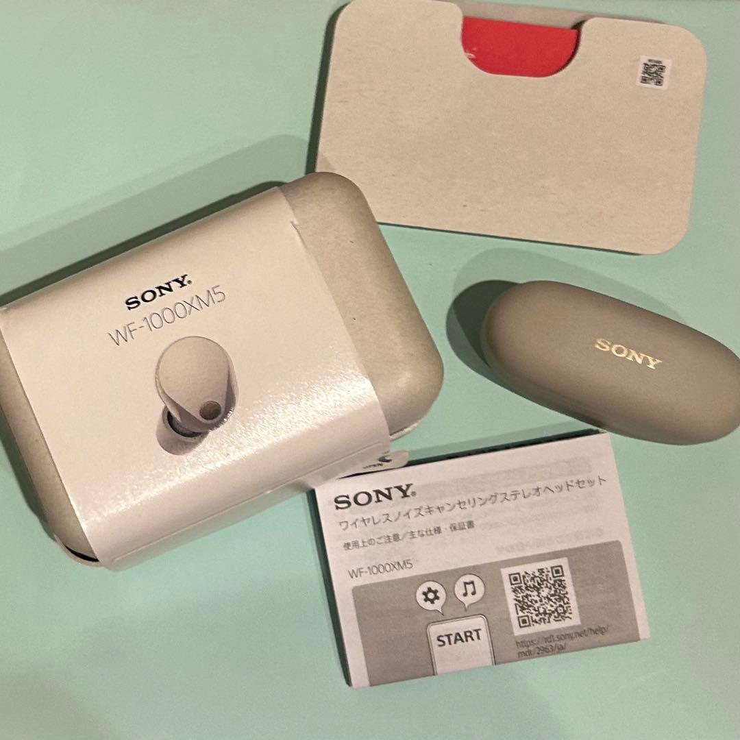SONY WF-1000XM5 【左耳】　プラチナシルバー