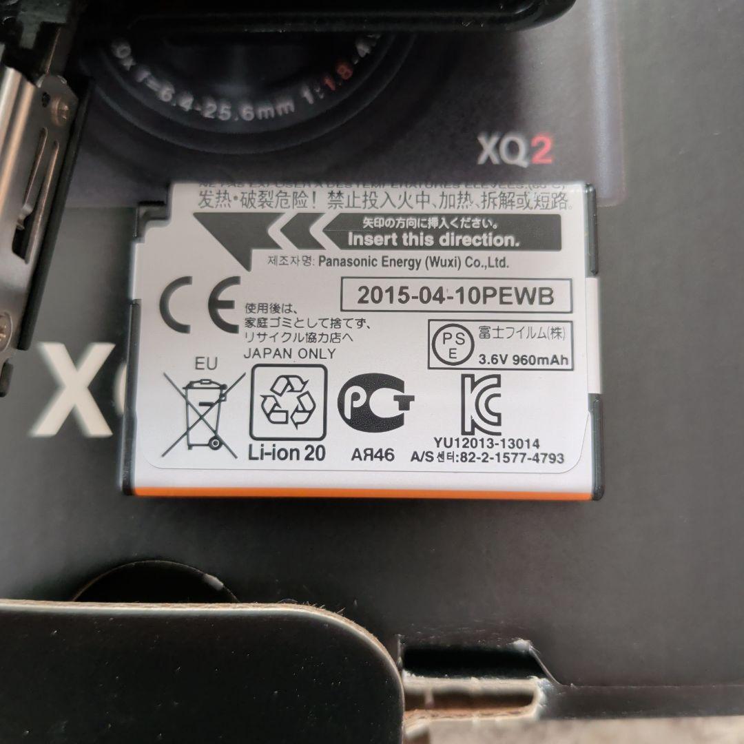 ジャンク品　FUJI FILM XQ2 コンパクトデジタルカメラ　黒