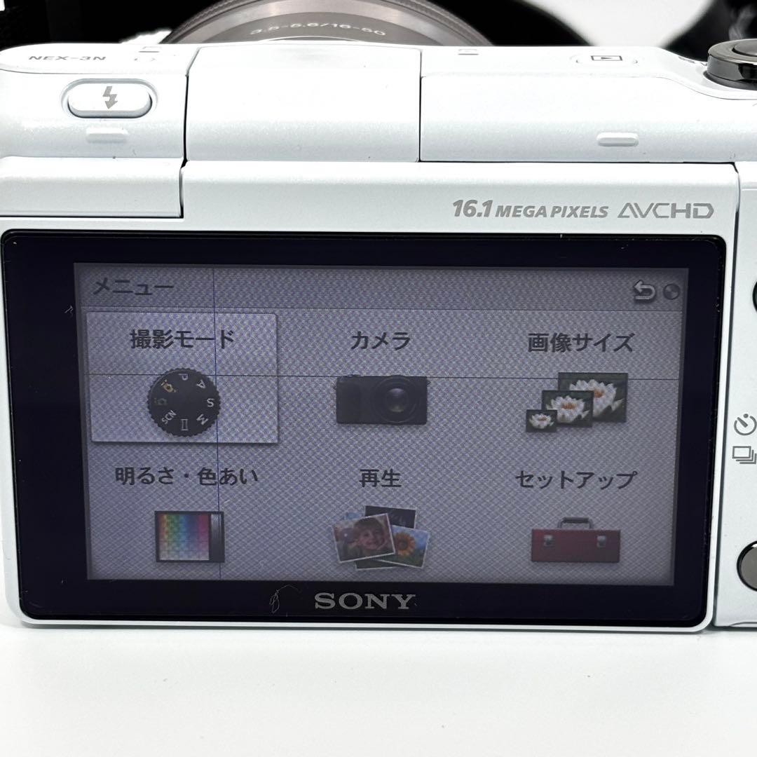 SONY NEX-3N レンズキット 16-50mm 動作品 液晶不良あり