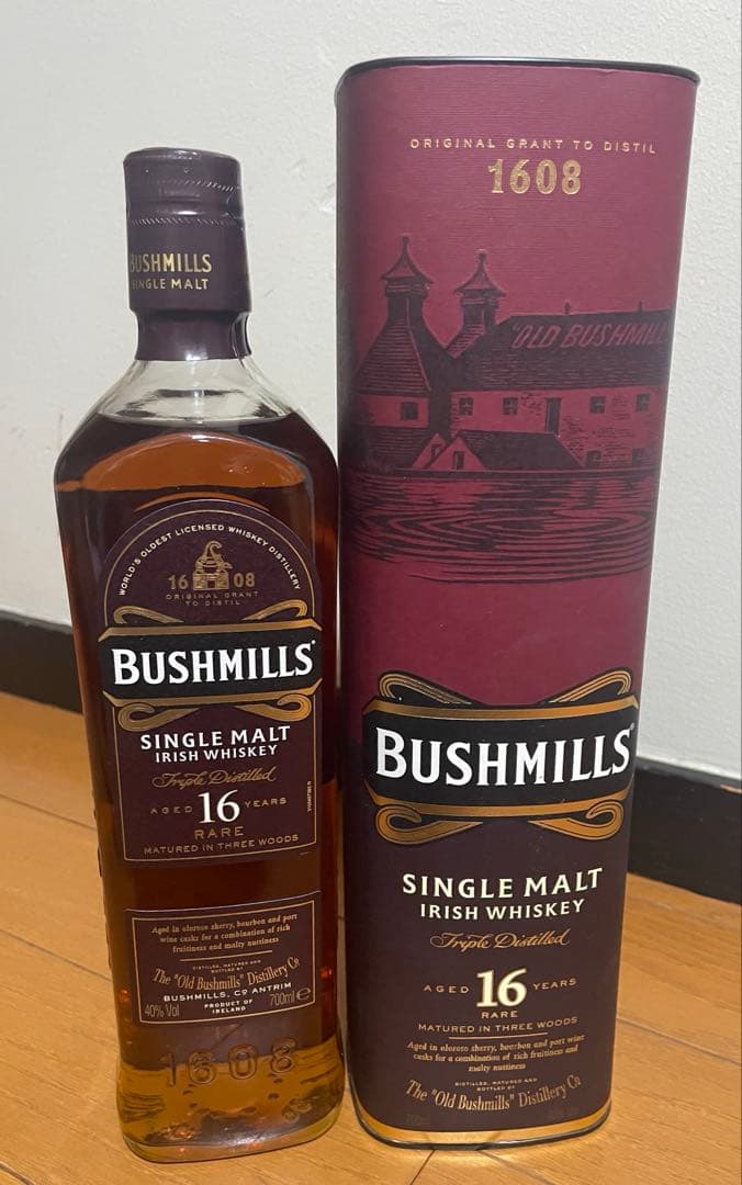 15日まで値下げ！BUSHMILLS 16年 シングルモルトウイスキー
