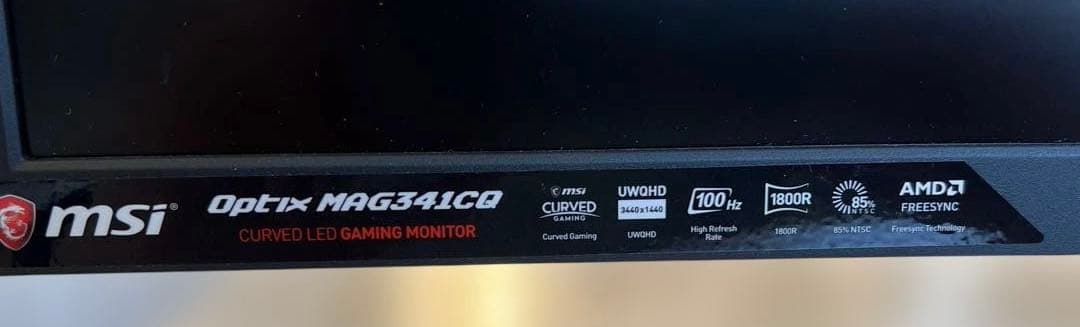 ディスプレイ・モニター本体 MSI Optix MAG341CQ