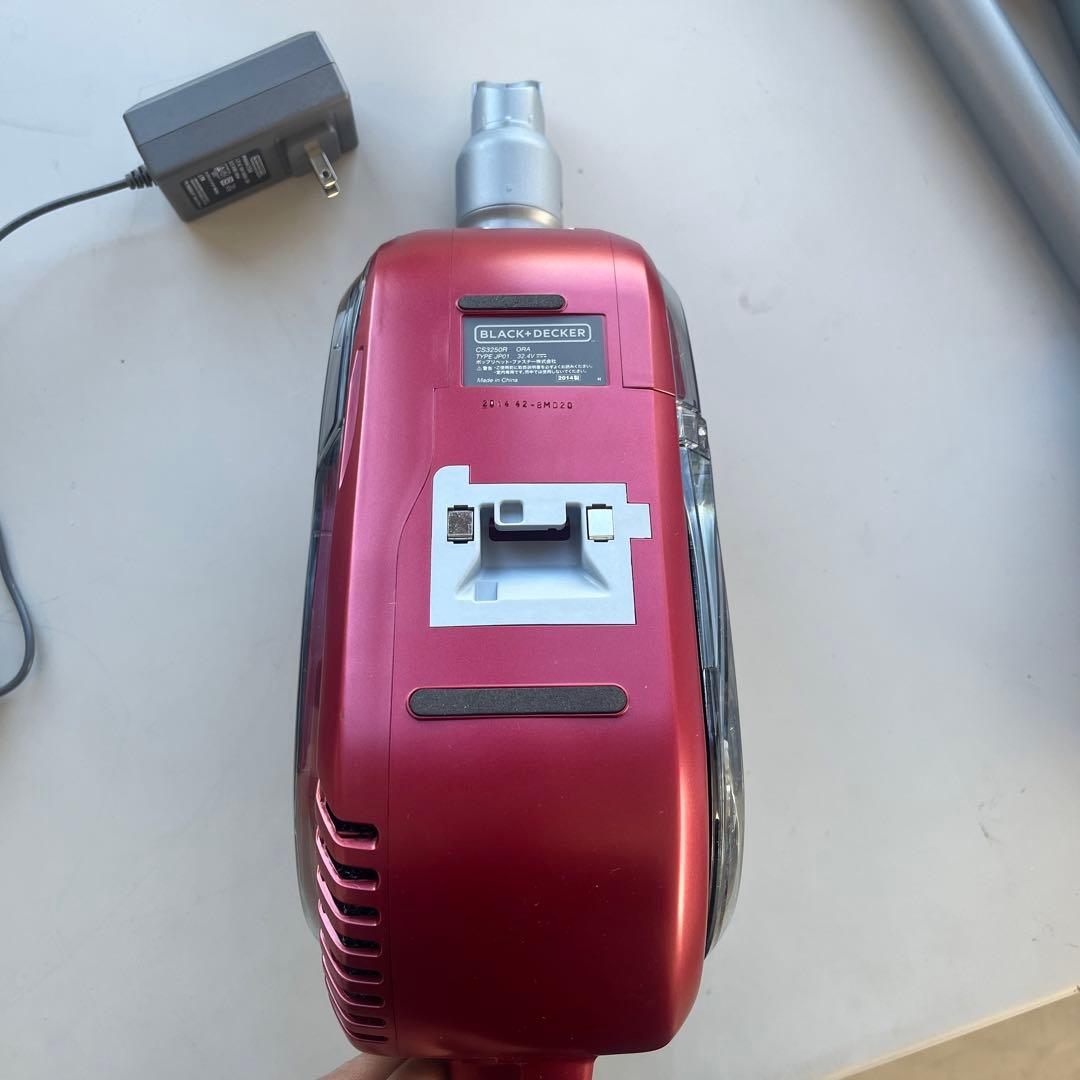 BLACK＆DECKER レッド CS3250-R コードレス サイクロン式