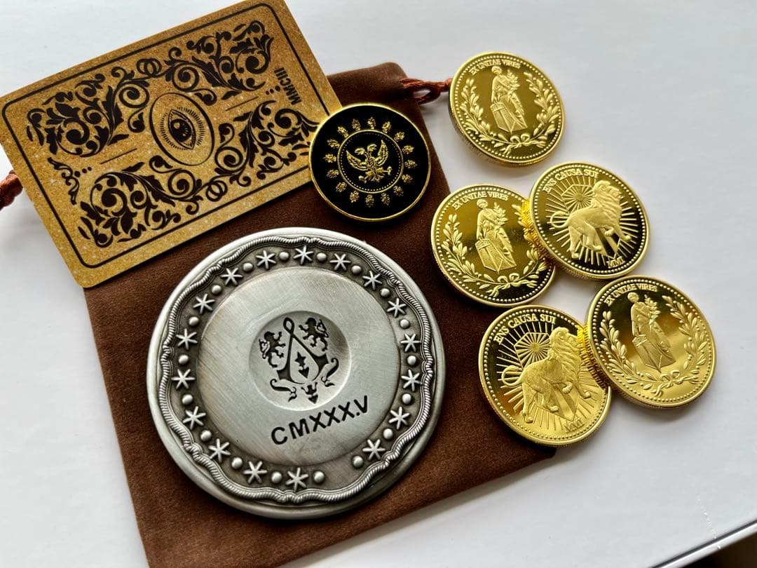 ジョン・ウィック　　裁定人メダル　カード　血の誓印　専用袋　セット　新品