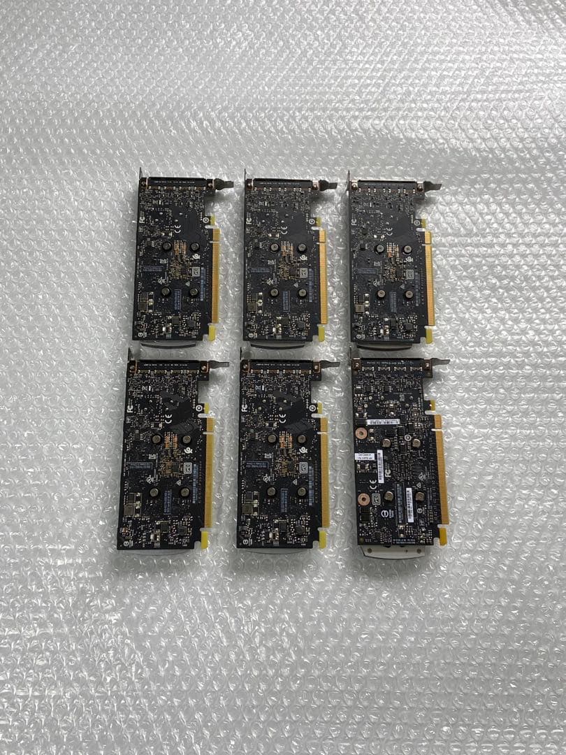 グラボ nVIDIA QUADRO P1000 6個 ジャンク