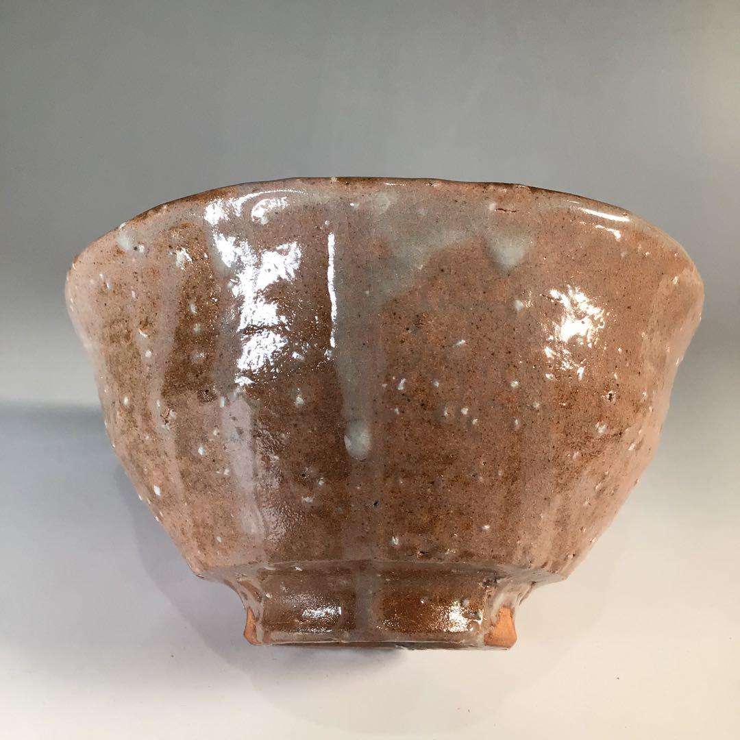 Ｍ８１９　茶碗　『萩焼』『守繁栄徹造』『柿ノ蔕茶碗』　抹茶碗　共箱　茶道具