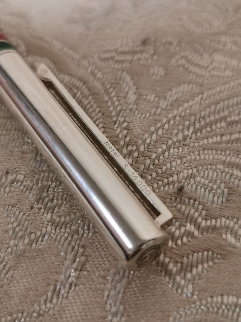 希少　ヴィンテージ　グッチ　GUCCI　ボールペン　シルバー 925　インク無し