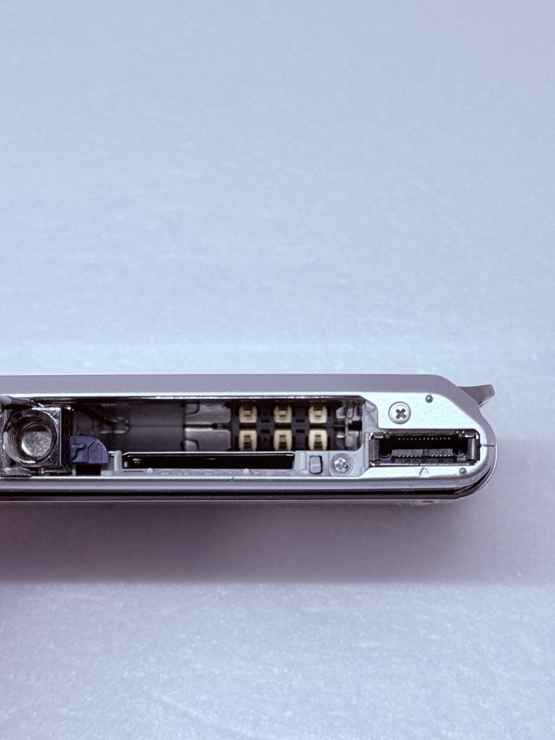 SONY DSC-T77 シルバー 動作確認済 コンデジ スリム 平成レトロ