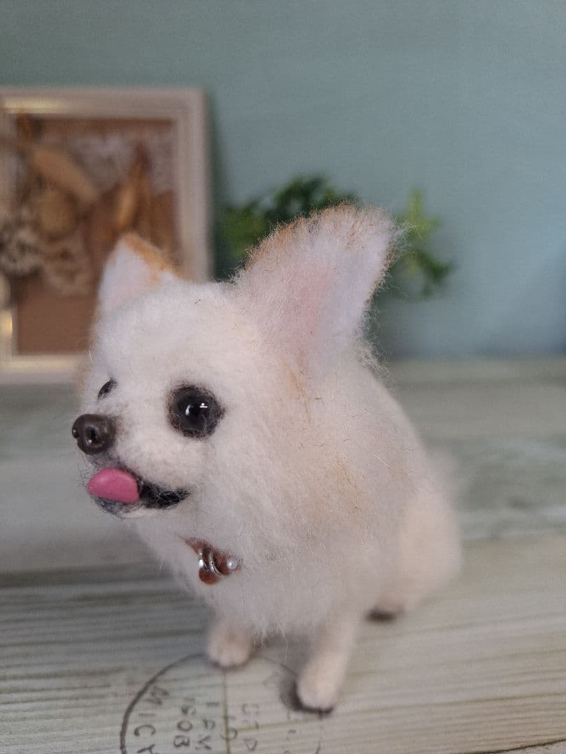 羊毛フェルト　ちわわ