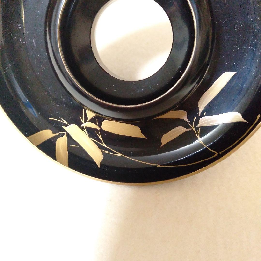 松竹梅蒔絵入　茶台十客箱入