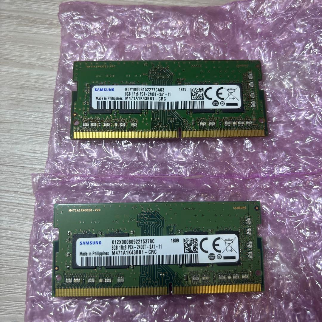 ADTEC/SAMSUNG DDR3-1333 8GBメモリ2枚セット