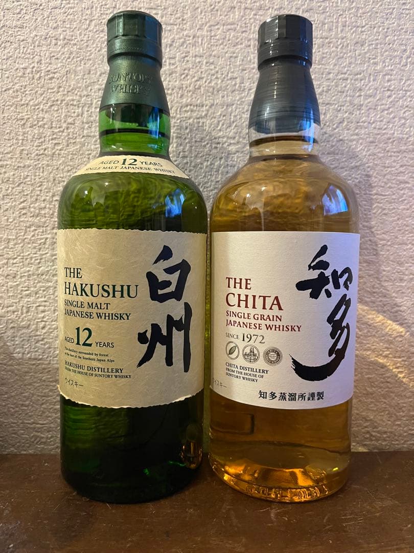 サントリー 白州 12年 知多 700ml 2本セット