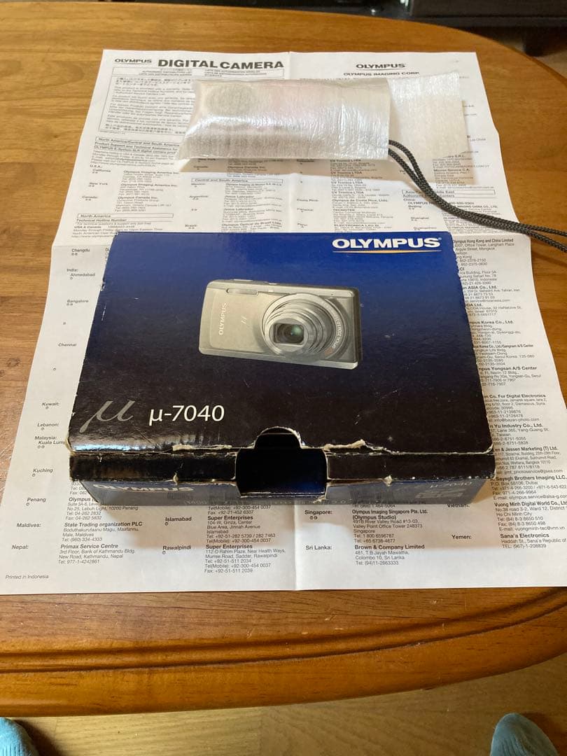 【美品動作品】　Olympus コンパクトデジタルカメラ ピンク