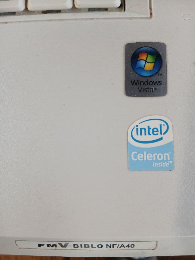 Windowsノート本体 FUJITSU FMV-BIBLO NF/A40 WindowsVista