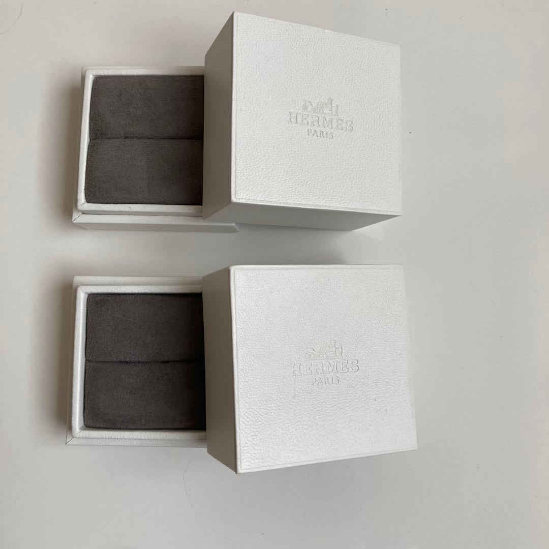 エルメス　オレンジBOX、ジュエリーケース、リボン各2