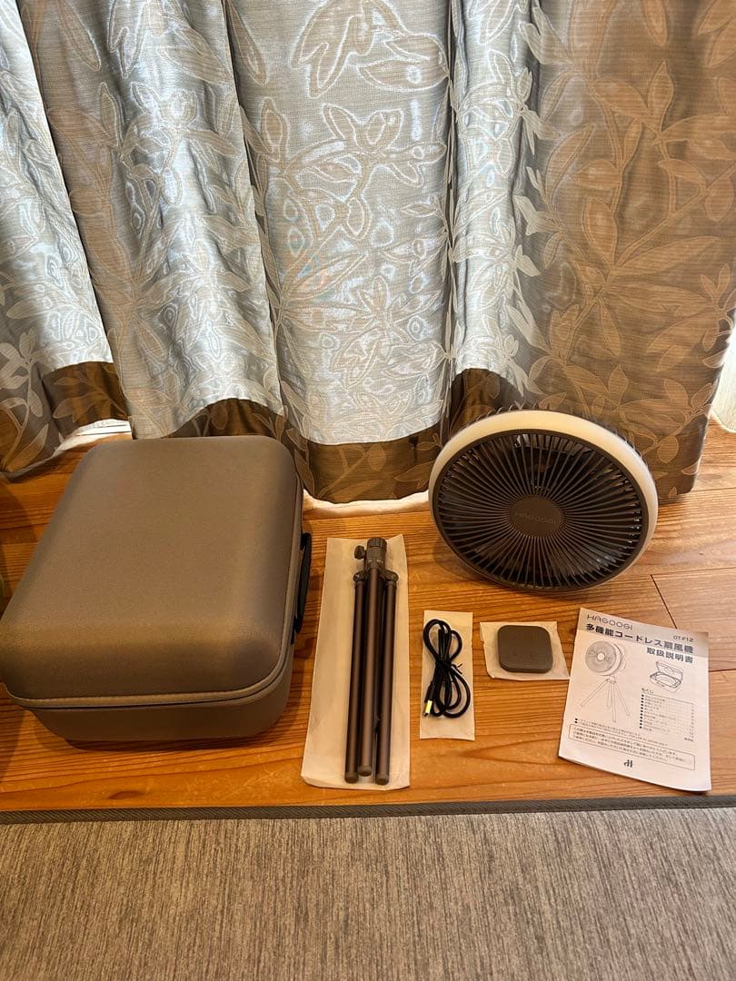 HAGOOGI コードレス　多機能　扇風機 キャンプ　アウトドア