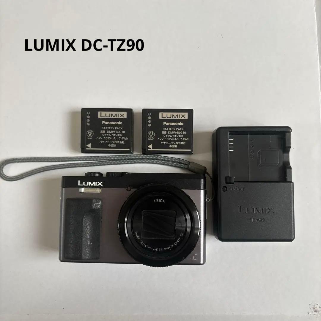 LUMIX DC-TZ90 デジタルカメラ LEICAレンズ 稼動品
