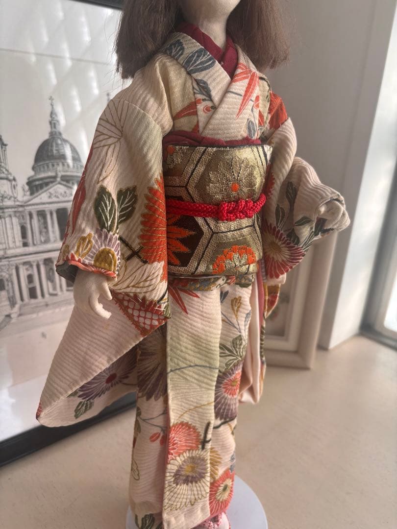 手作り着物の人形
