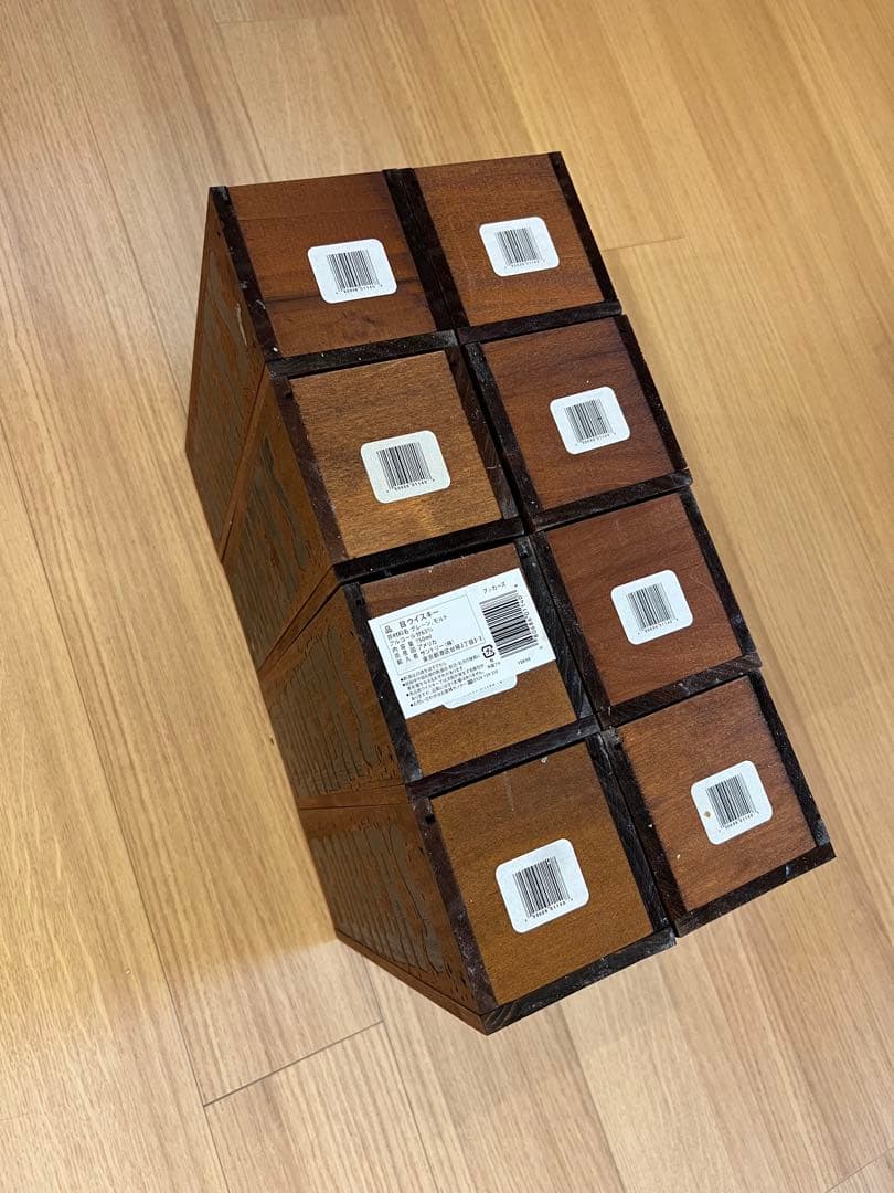 9個セット　ブッカーズ　空箱　木箱　バーボン　ウイスキー