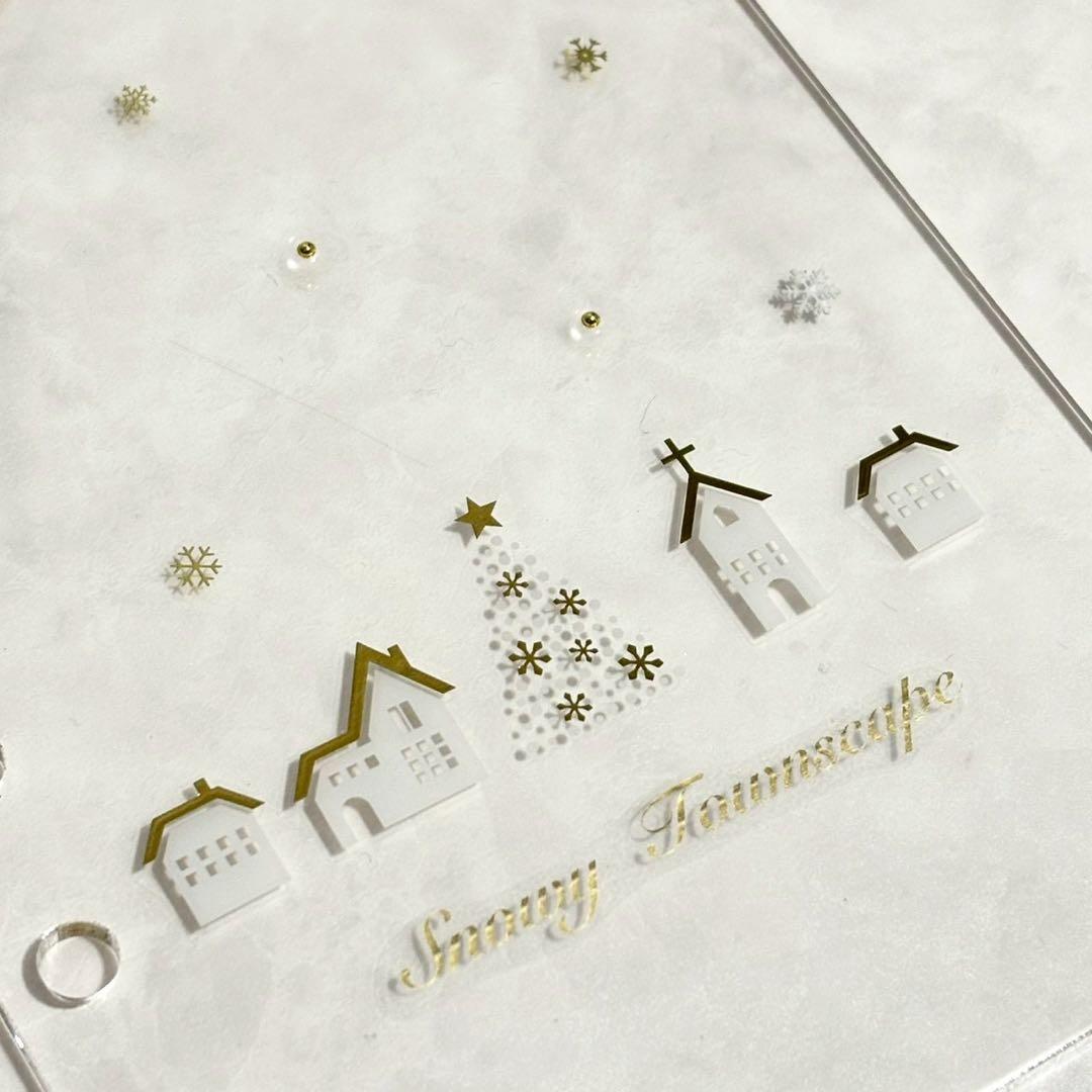 ✨milmil ✨A6 アクリルレジンバインダー　リング付き×2セット