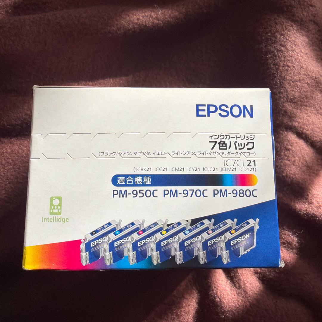 「大幅値下げ無視。」さん専用。未使用未開封 EPSON IC7CL21 7色セッ