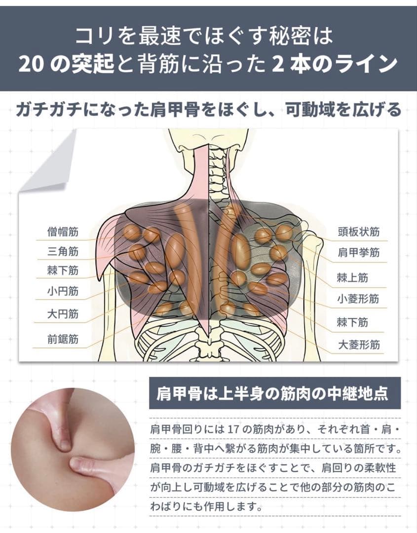 肩甲骨はがしピロー 枕 新品未使用