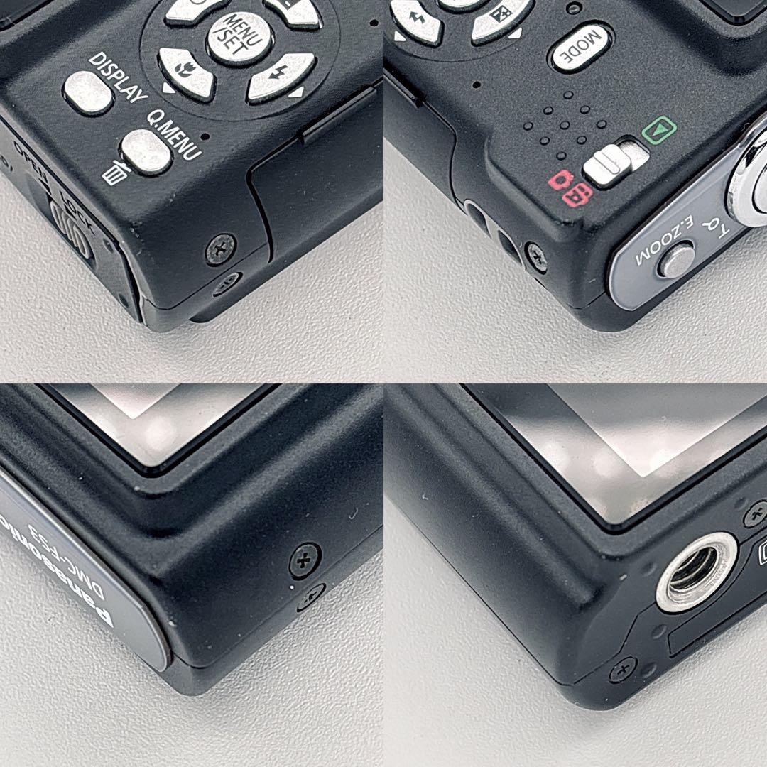 超美品✨ パナソニック LUMIX DMC-FS3 コンデジ ブラック 付属品有