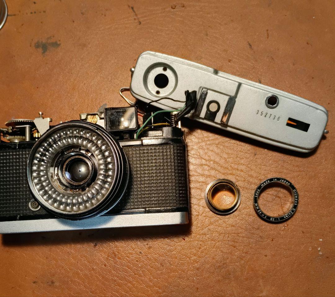 フィルムカメラ【整備、完動品】オリンパストリップ35