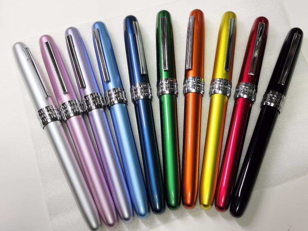 金属製高級採点ペン2本【新品未使用】プラチナ製ソフトペン