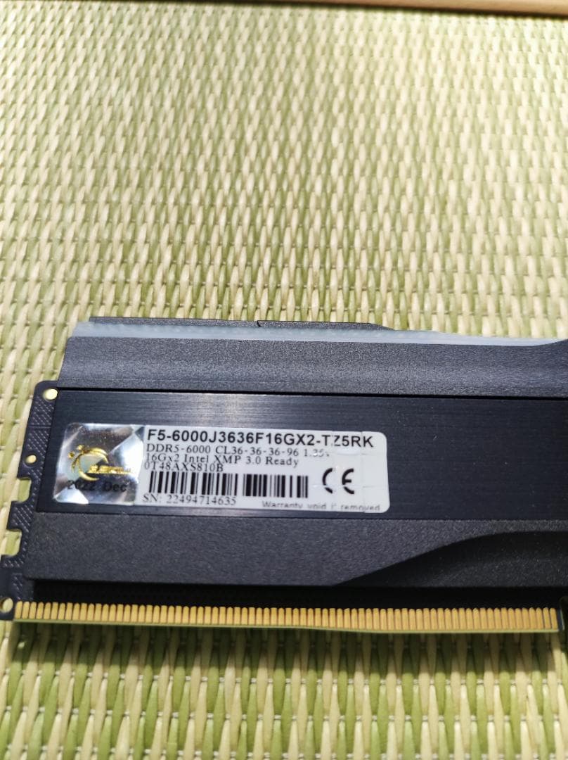 G.SKILL DDR5 32GB-6000MHz (16GB×2枚) ☆彡