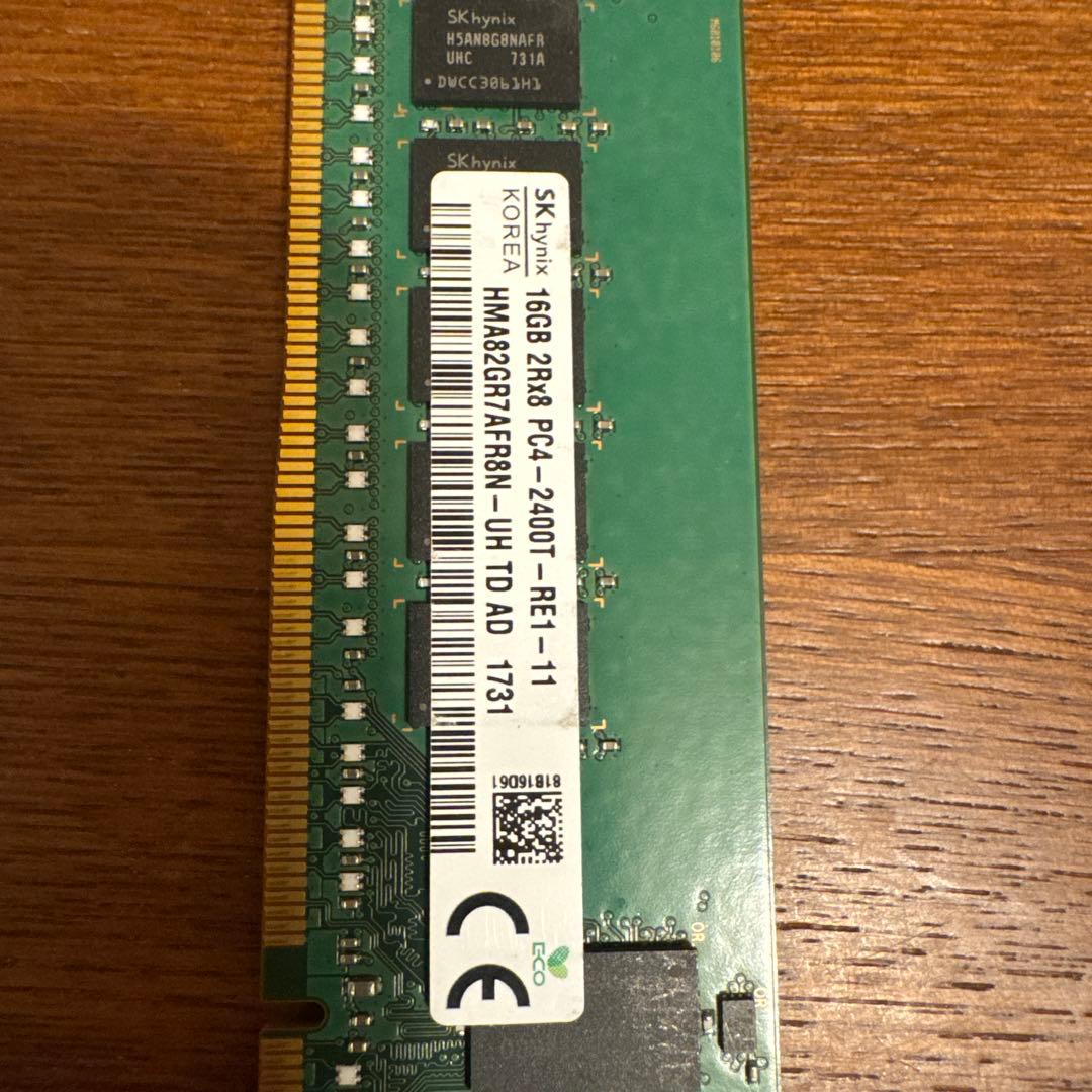 SK hynix DDR4 ECC RDIMM 16GB 4枚セット