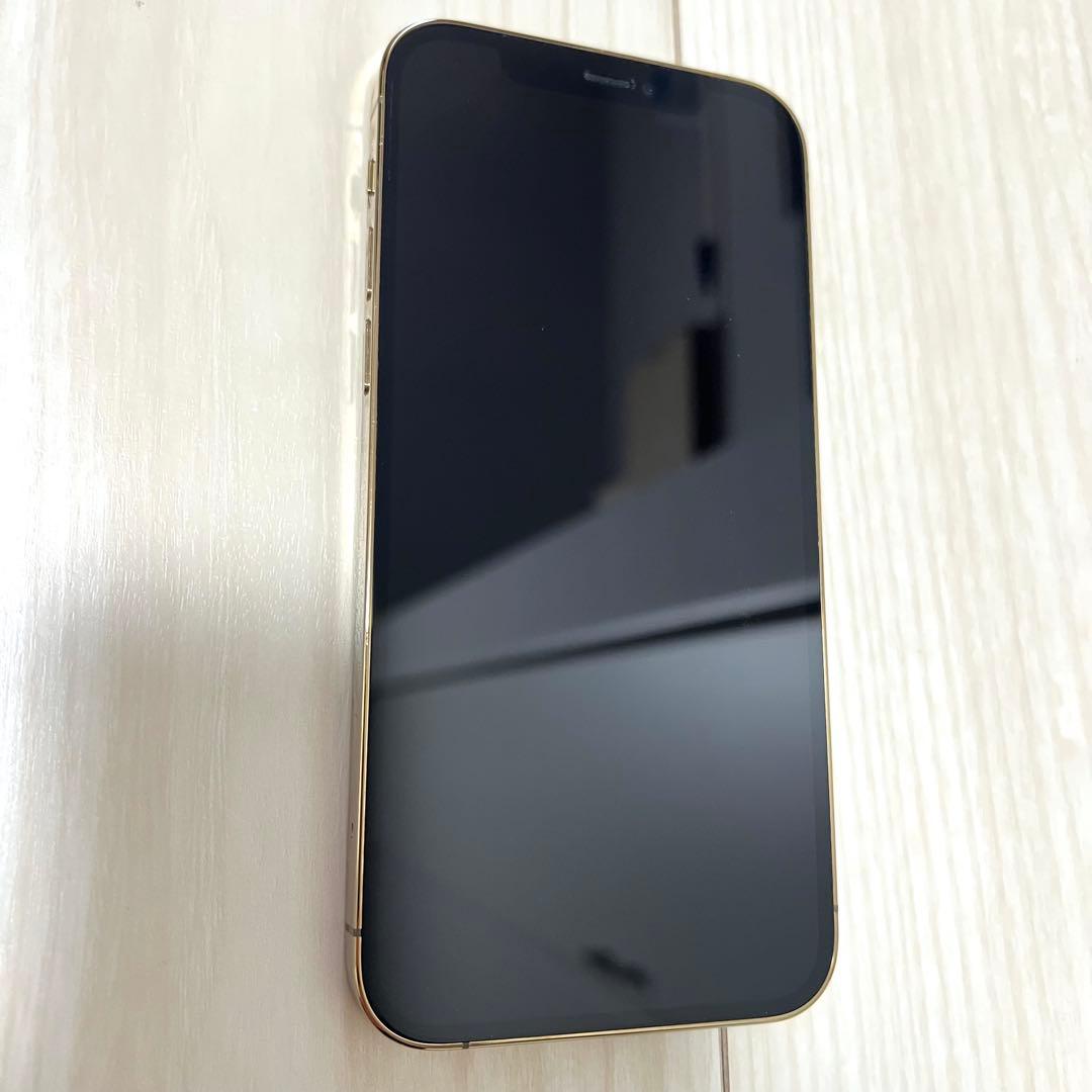 ［美品］iPhone12pro 258GB ゴールド SIMロックなし 付属品有