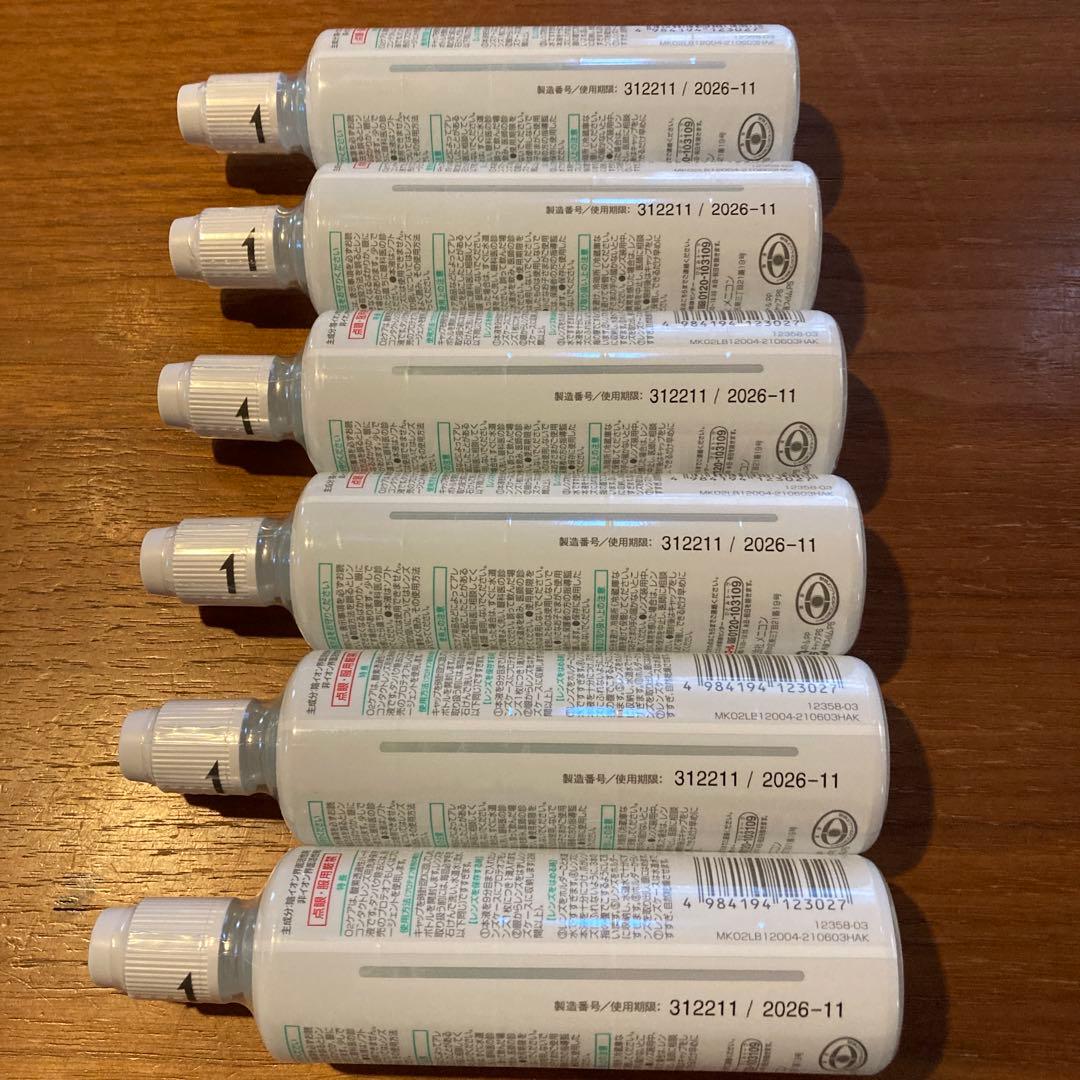 メニコン O2ケア 洗浄保存液 6本セット メニコン プロテオフ 10ヶセット